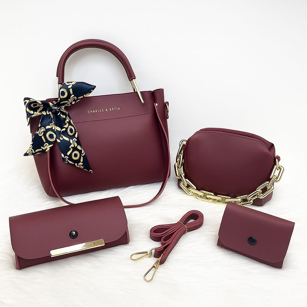 Ladies/ Female Bag 4 Pcs High Quality Bags