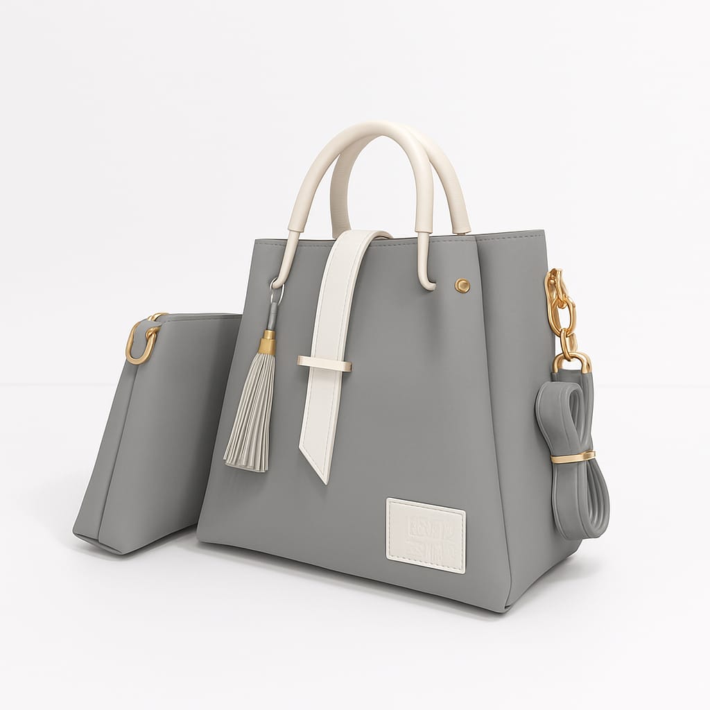 Ladies Bag 2 Pcs High Quility Leather