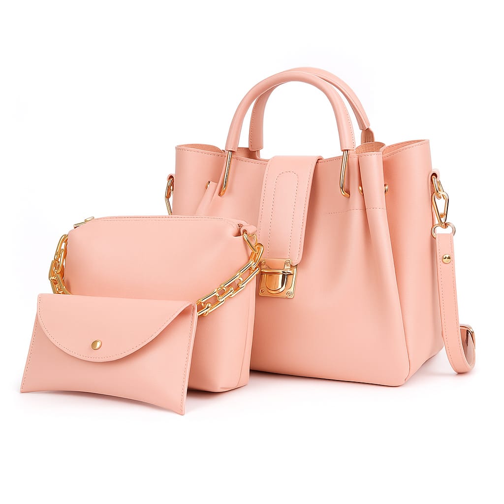 Ladies Bag A1 Leather 3 Pcs