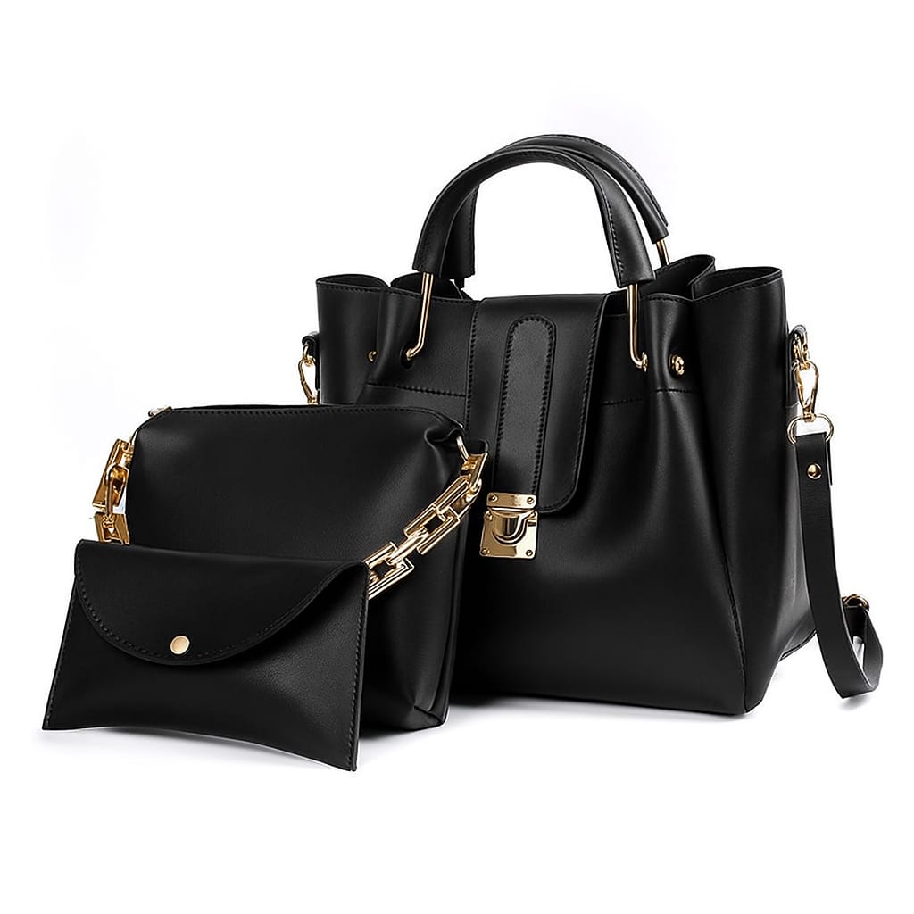Female Bags 3 Pcs High Quality Leather