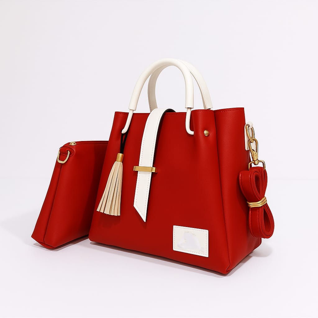 Ladies Bag 2 Pcs High Quility Leather