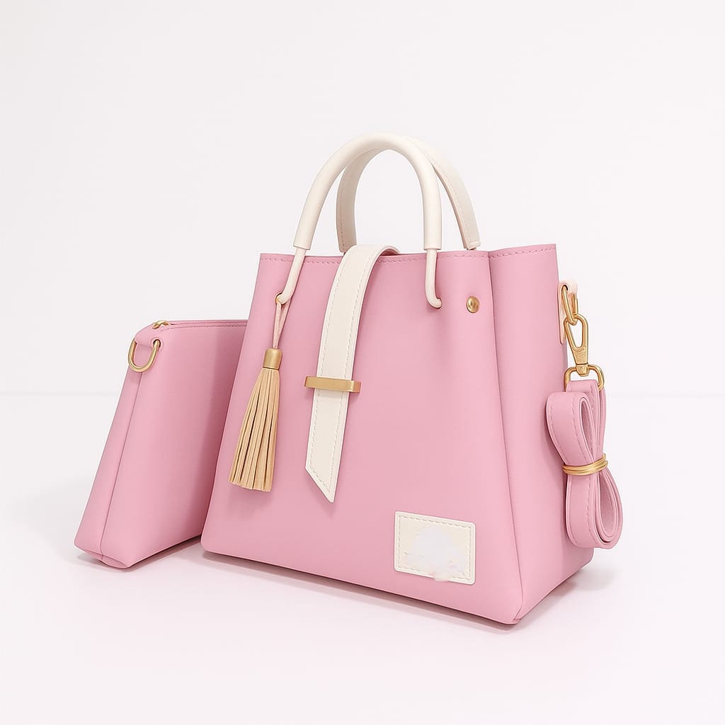 Ladies Bag 2 Pcs High Quility Leather