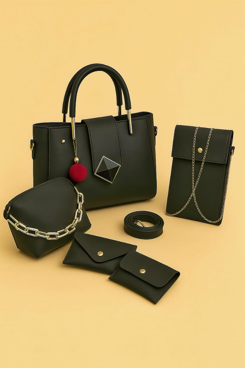Ladies High Quality Bag 5 Pcs