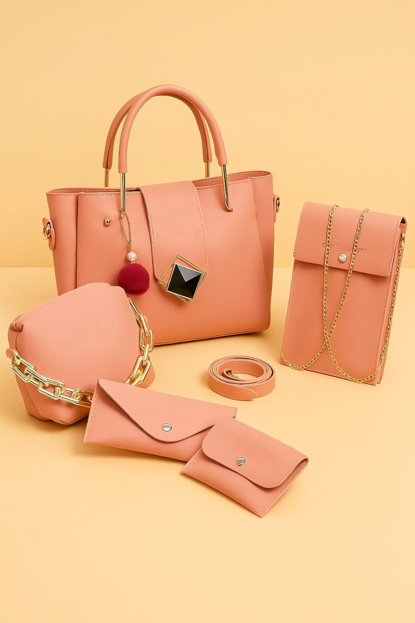Ladies High Quality Bag 5 Pcs